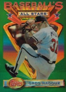 1993 Topps Finest Refractor Greg Maddux #85