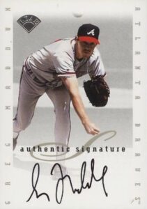 1996 Leaf Signature Series Extended Autographs Greg Maddux