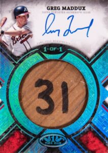 Greg Maddux Patch Autograph