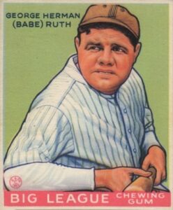 1933 Goudey Babe Ruth #181