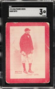 1914 Baltimore News Babe Ruth - SGC 3