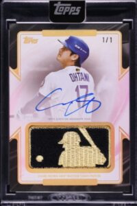 2025 Topps Chrome Gold Logoman Autograph Relic Shohei Ohtani #GOLDA-SO - Ungraded