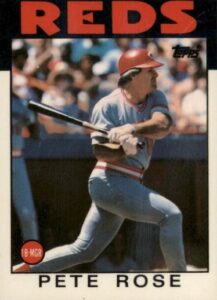 1986 Topps Pete Rose #1