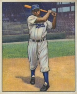 1950 Bowman Jackie Robinson #22