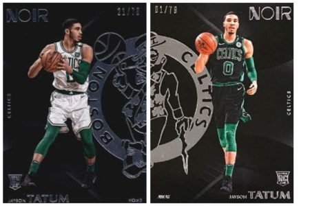 Untitled design (2) 2017-18 Panini Noir Jayson Tatum #99 & #199